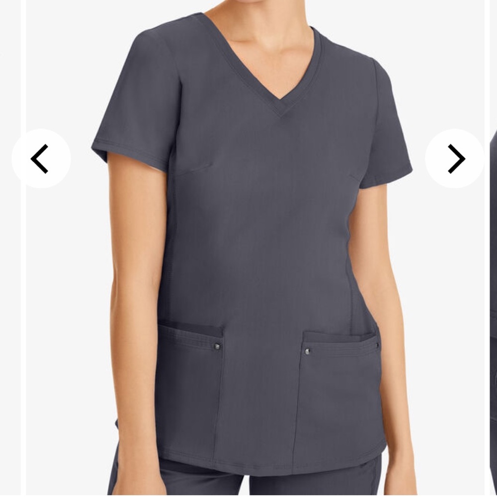 Pewter gray scrubs